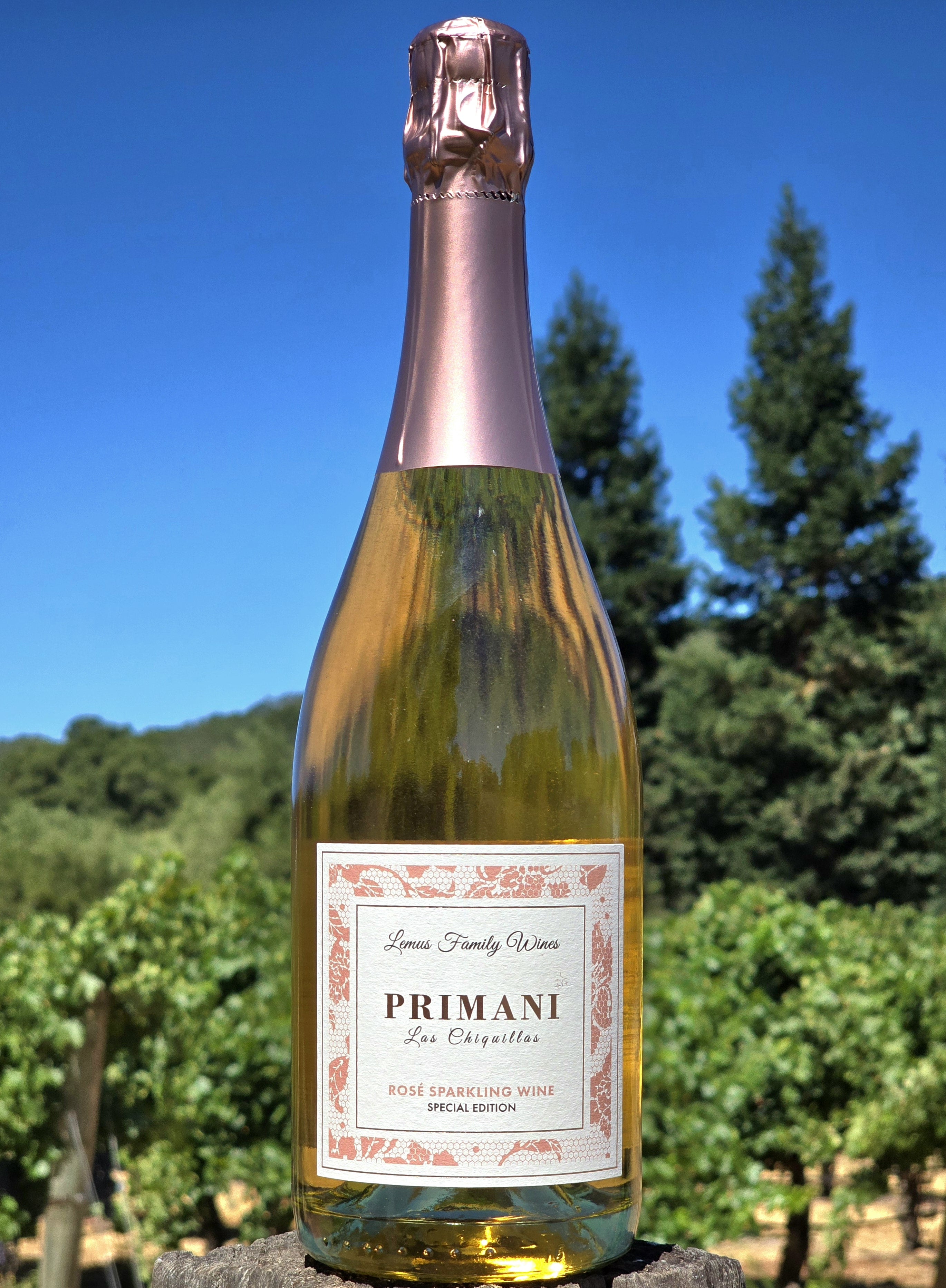 2021 Primani Rosé Sparkling Wine | Lemus Family Wines